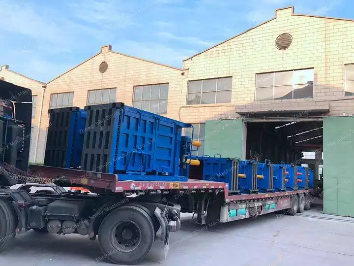 waste fiber baler machine for shipping to Russia